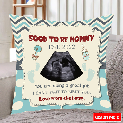 Personalized Gift For Future Mommy I Can't Wait To Meet You Pillow - NT - NN1903224