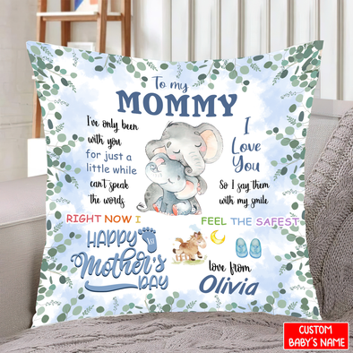 Personalized Gift For Future Mommy I Love You, I Say Them With My Smile Pillow - NT - NN1503226