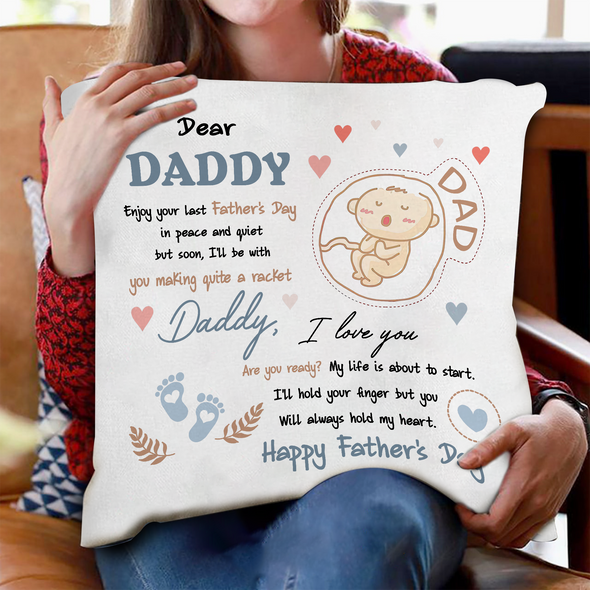 Gift For Future Daddy I Love  Pillow - NT - NN0605224