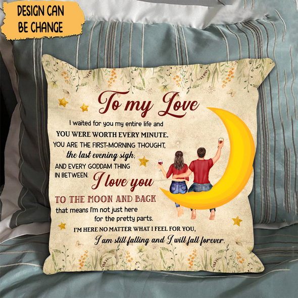 Gift For Couple I Love You To The Moon And Back Pillow - NT - NN2803221