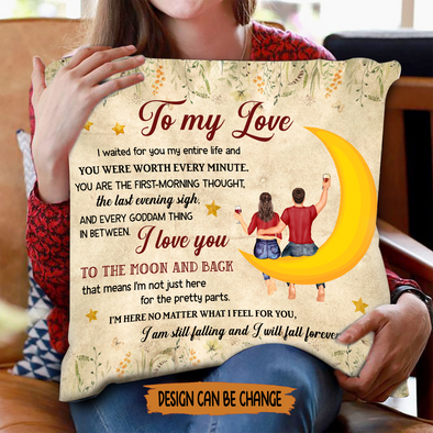 Gift For Couple I Love You To The Moon And Back Pillow - NT - NN2803221