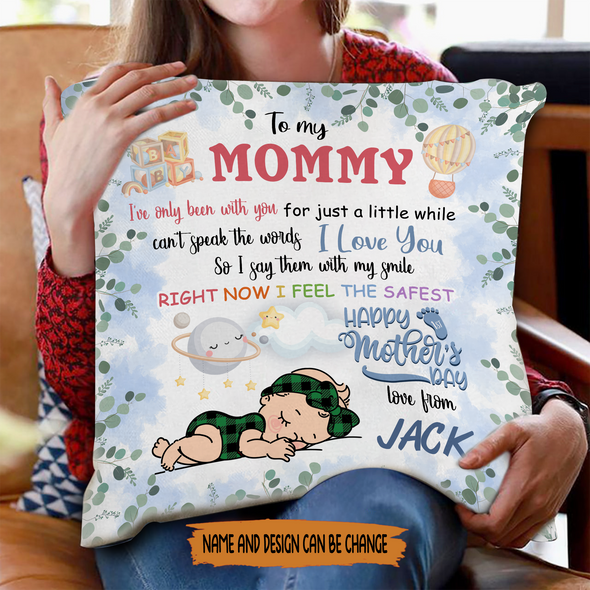 Gift For Mommy This Mother's Day Right Now I Feel The Safest Pillow - NT - NN0104224