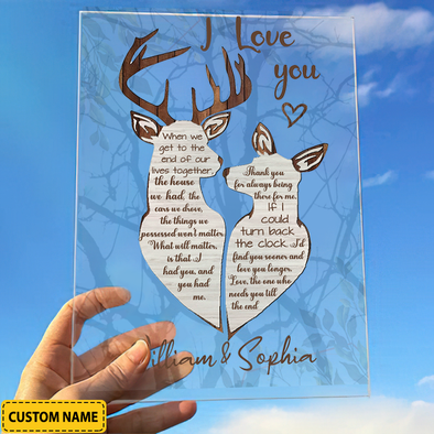 I Love You Acrylic Plaque -NT-NN1507221