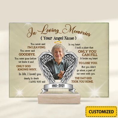In Loving Memories Acrylic Plaque - NT-NN0607222