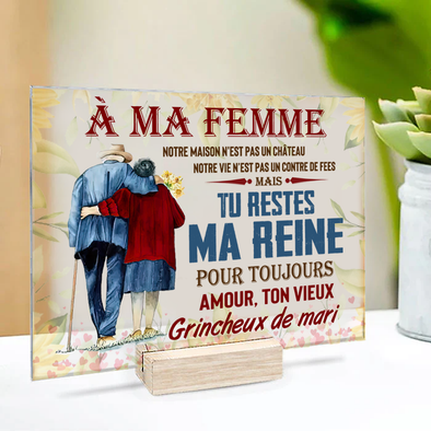 À Ma Femme Acrylic Plaque - NT-NN0707222