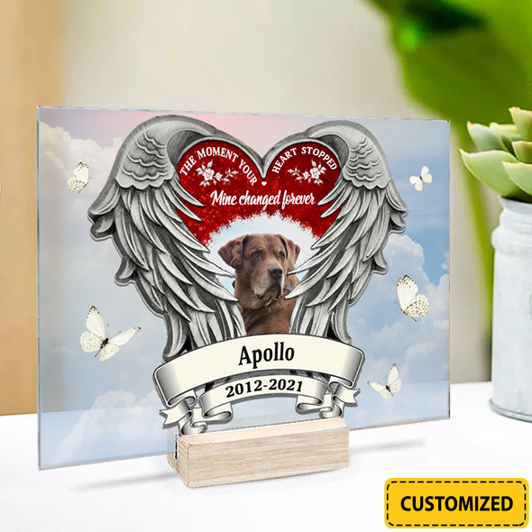 The Moment Your Heart Stopped Acrylic Plaque - NT-NN1407222