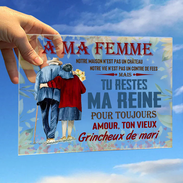 À Ma Femme Acrylic Plaque - NT-NN0707222