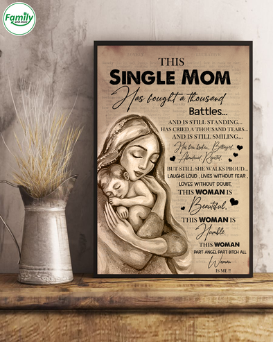Single mom Vertical Poster