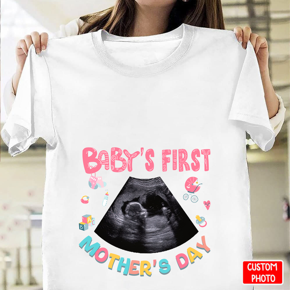 Personalized Gift For Future Mommy Baby's First Mother's Day T-Shirt - NT - NN1404226