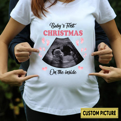 Baby's First Christmas On The Inside T-Shirt - NT - NN1311215