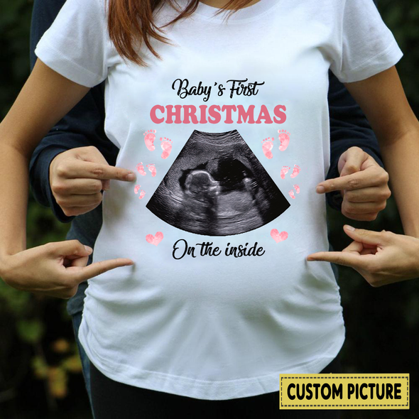 Baby's First Christmas On The Inside T-Shirt - NT - NN1311215