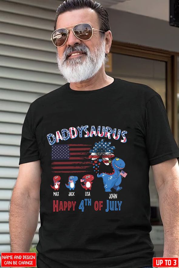 Personalized Daddy Saurus T-Shirt - PP - NN0706223