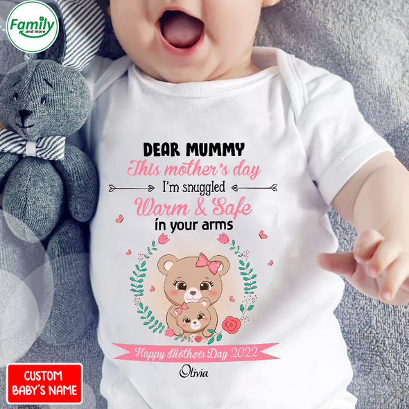 Dear Mummy This Mother's Day I'm Snuggled Warm And Safe In Your Arms - NT - NN1502221