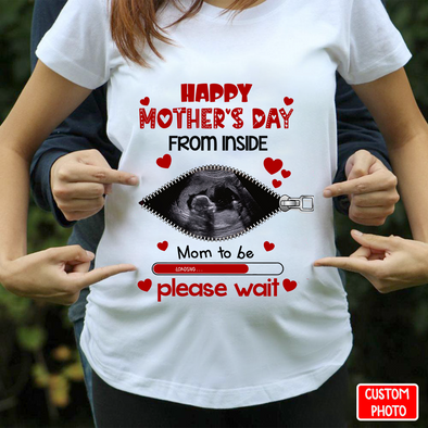 Personalized Gift For Future Mommy Happy Mother's Day From Inside T-shirt - NT - NN1803223