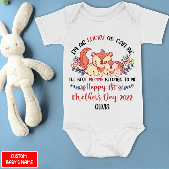 Gift For Mommy The Best Mommy Belongs To Me Baby Onesie - AD - NN2004222