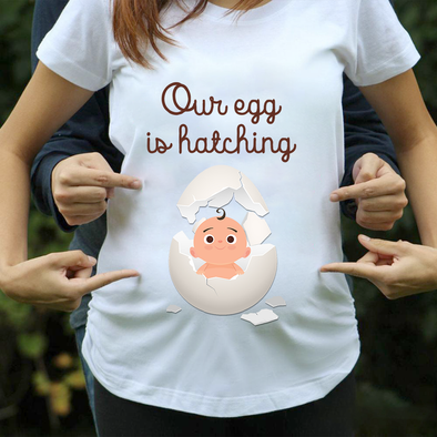 Gift For Future Mummy Our Egg Is Hatching  T-Shirt - NT - NN1702222