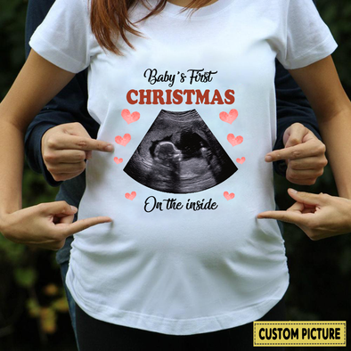 Baby's First Christmas On The Inside T-Shirt - NT - NN2911214