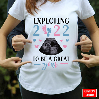 Personalized Gift For Future Mummy Expecting 2022 To Be A Great Year T-shirt - NT - NN0803223