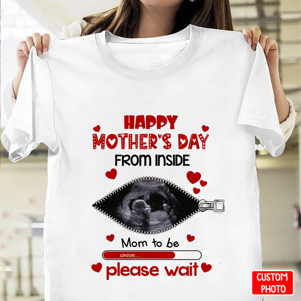 Personalized Gift For Future Mommy Happy Mother's Day From Inside T-shirt - NT - NN1803223