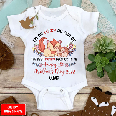 Gift For Mommy The Best Mommy Belongs To Me Baby Onesie - AD - NN2004222