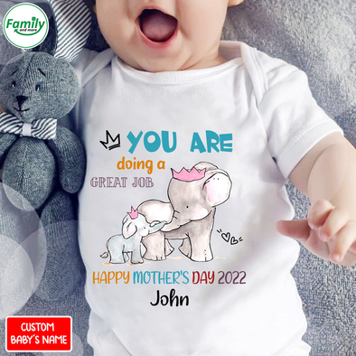 Personalized Gift For Future Mummy You Are Doing A Great Job Baby Onesie - NT - NN1702225