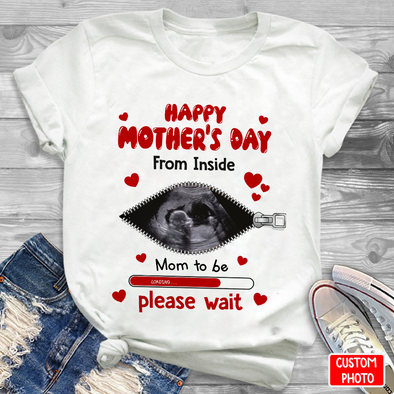 Personalized Gift For Future Mommy Happy Mother's Day From Inside T-Shirt - NT - NN1304221