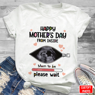 Personalized Gift For Future Mommy Happy Mother's Day From Inside T-Shirt - NT - NN1304223