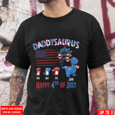 Personalized Daddy Saurus T-Shirt - PP - NN0706223