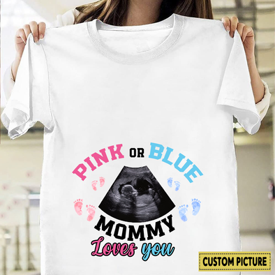 Pink Or Blue Mommy Loves You T-Shirt - NT - NN0312211