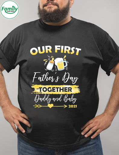 Our First Father's Day together Daddy And Baby-nt Classic T-Shirt