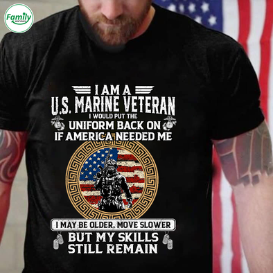I am a US Marine Veteran-nt Classic T-Shirt