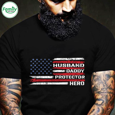 Husband Daddy Protector Hero-nt Classic T-Shirt