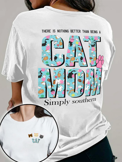 Cat mom simply southern Classic T-Shirt