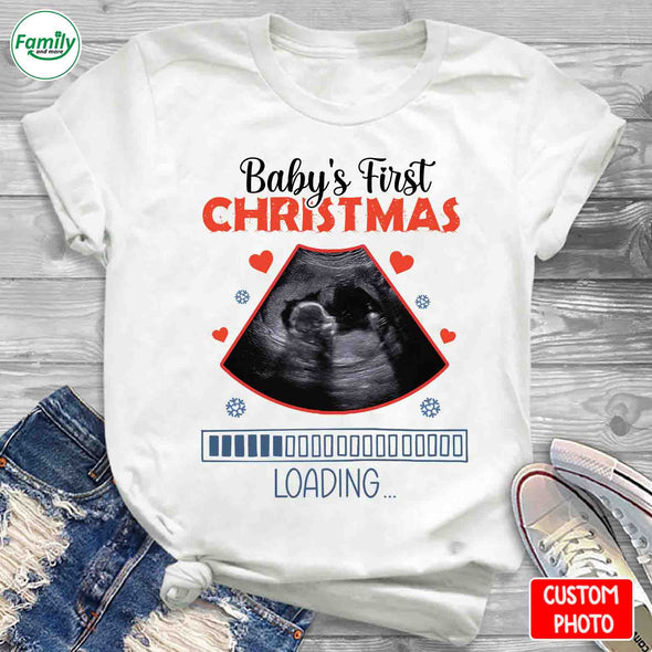 Personalized Gift For Future Mommy Baby First Christmas T-Shirt - NT- HB2410221