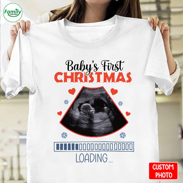 Personalized Gift For Future Mommy Baby First Christmas T-Shirt - NT- HB2410221