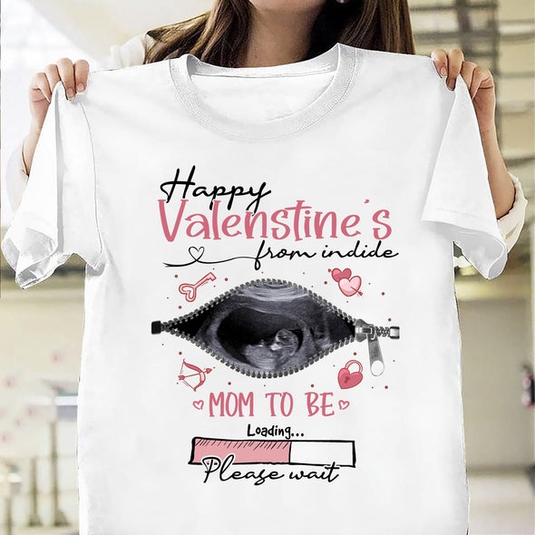 Gift For Future Mommy Happy Valentine's Day On The Inside T-Shirt - NT - NN2112221