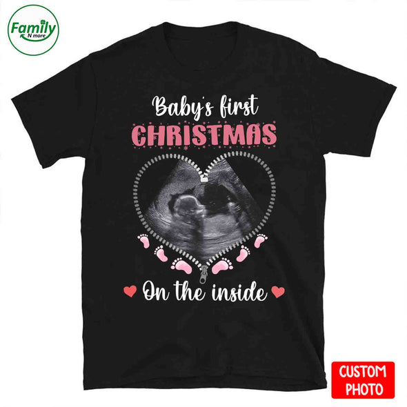 Personalized Gift For Future Mommy Baby's First Christmas T-shirt-NT-HB1411221