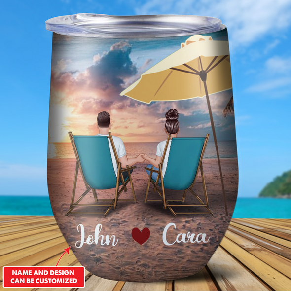 Gift For Couple We Built A Life We Loved Wine Tumbler  - NT-NN1907222