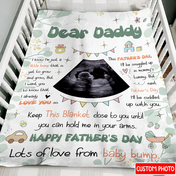 Personalized Gift For Future Daddy Happy Father's Day Blanket - NT - NN2807222