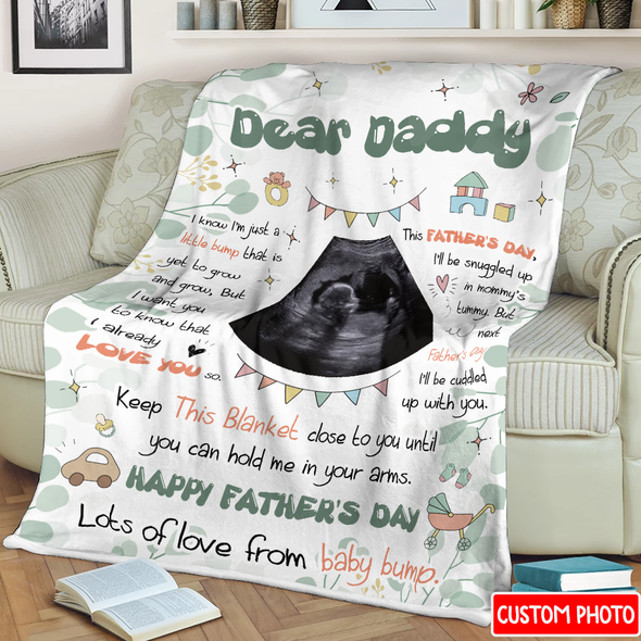 Personalized Gift For Future Daddy Happy Father's Day Blanket - NT - NN2807222
