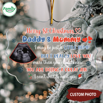 Personalized Gift For Future Daddy And Mommy You Are Doing A Great Job Ornament - NT - HB2410223