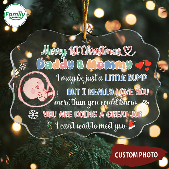 Gift For Future Daddy And Mommy I Really Love You More Than You Could Know Ornament - NT - HB1011225