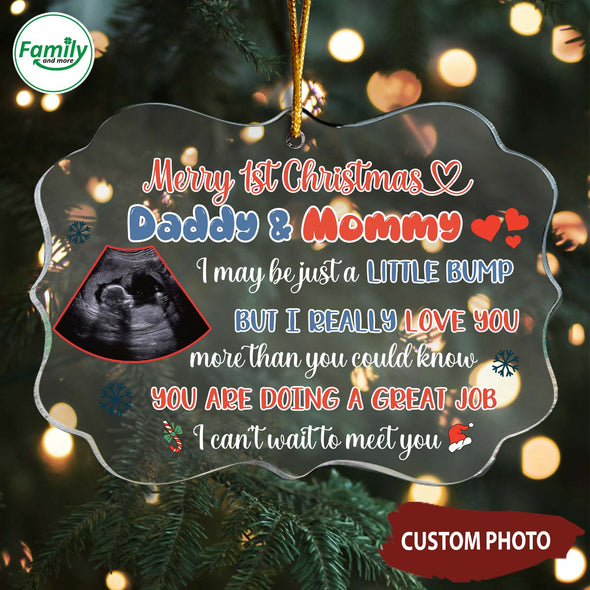 Personalized Gift For Future Daddy And Mommy You Are Doing A Great Job Ornament - NT - HB2410223