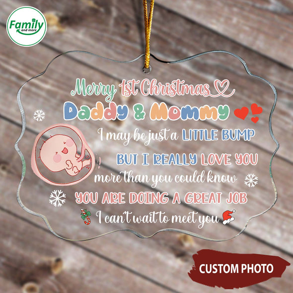 Gift For Future Daddy And Mommy I Really Love You More Than You Could Know Ornament - NT - HB1011225