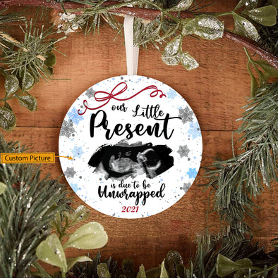 Personalized Mommy Merry Christmas Ornament - pp