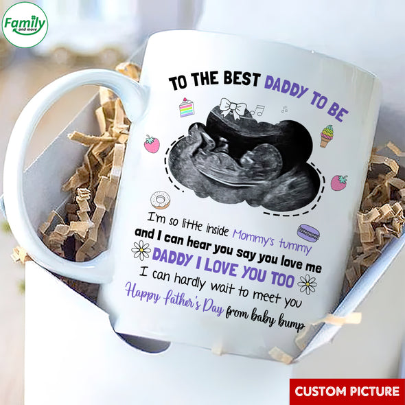 Personalized Gift For Future Daddy I Love You Too Mugs - PP - LT0405221