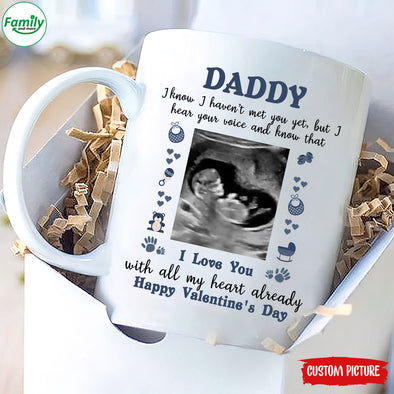 Personalized Gift For Future Daddy I Love You Happy Valentine's Day Mugs - PP - LT1301211