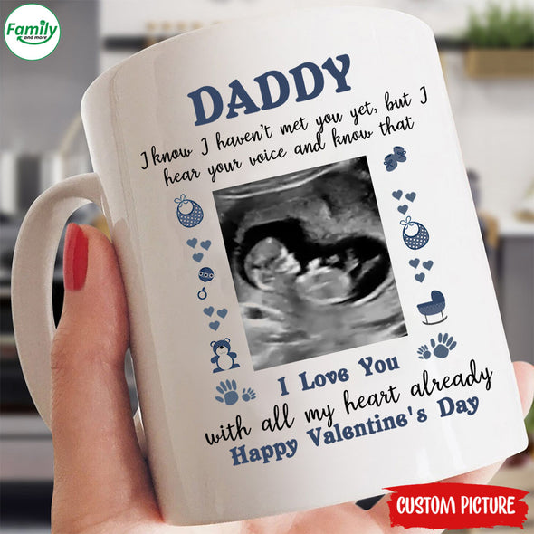 Personalized Gift For Future Daddy I Love You Happy Valentine's Day Mugs - PP - LT1301211