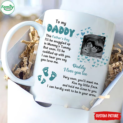Personalized Gift For Future Daddy I Love You Too Mugs - PP - LT1405221