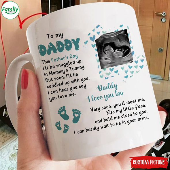 Personalized Gift For Future Daddy I Love You Too Mugs - PP - LT1405221